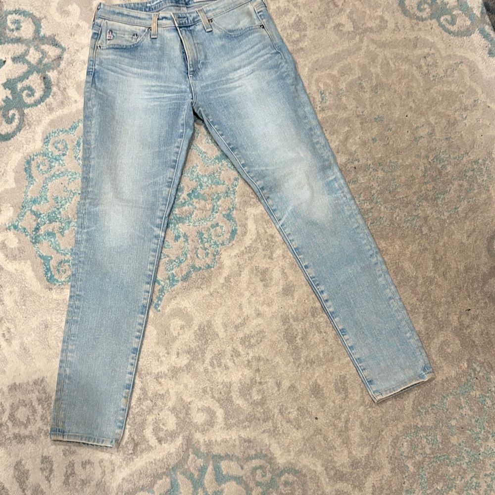 AG Adriano Goldschmied Light Blue Skinny Jeans